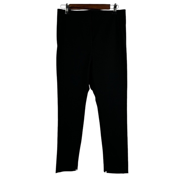 Ann Taylor Petite High Rise Ankle Zipper Riding Pants Women's 8P Black - Picture 1 of 9